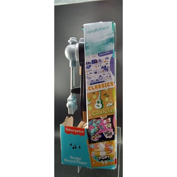 Fisher-Price Rockin Record Player Music Toy With Five Albums Kids 3+ Years - Picture 10 of 10